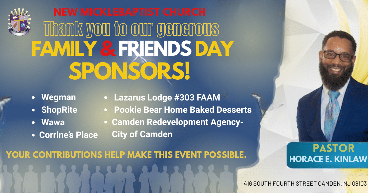 Featured image for “Thankful for Our 2025 Family & Friends Day Sponsors”