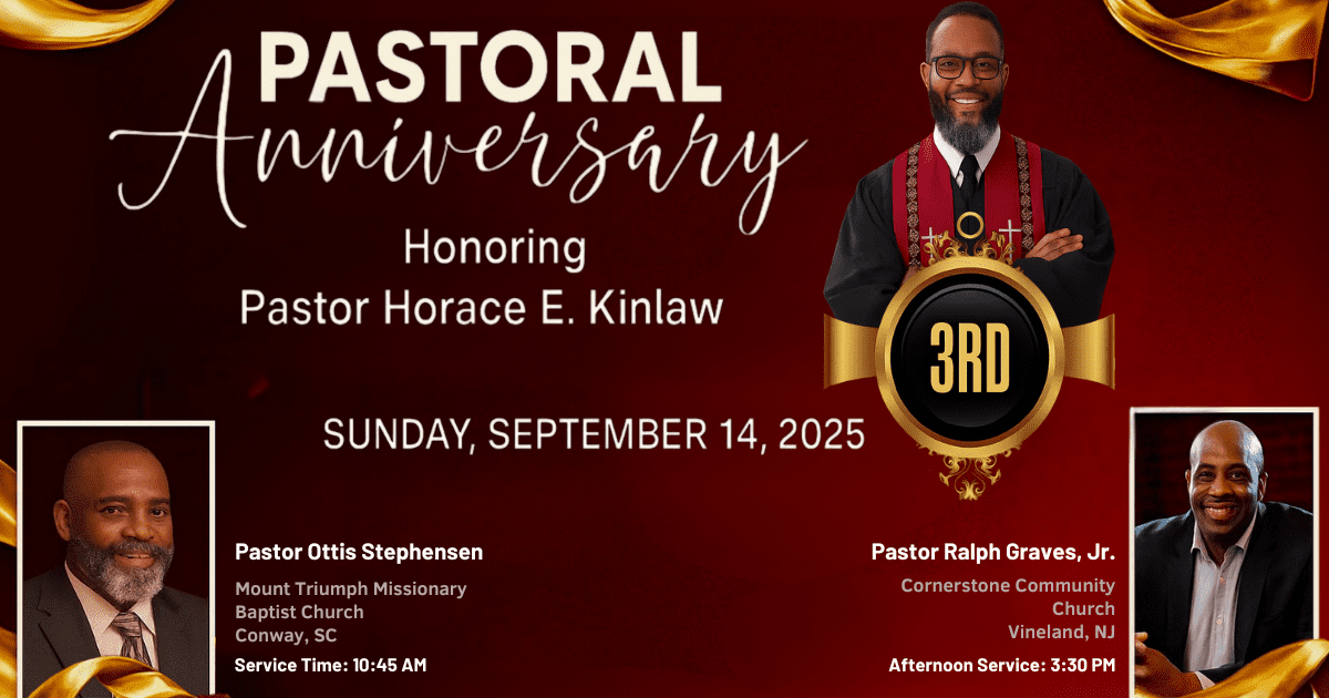 Featured image for “Celebrating Our Pastor’s 3rd Anniversary of Faithful Service | September 14, 2025”